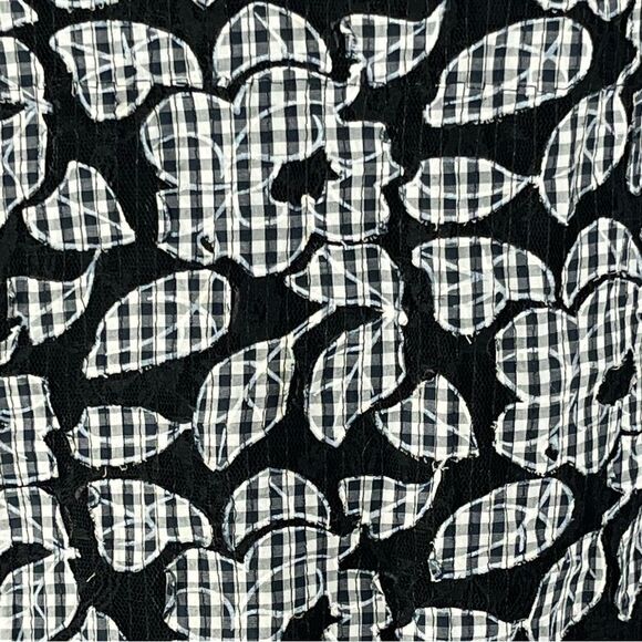 Karl Lagerfeld Paris Sleeveless Shift Dress Black White Abstract Size 4 - Picture 5 of 16